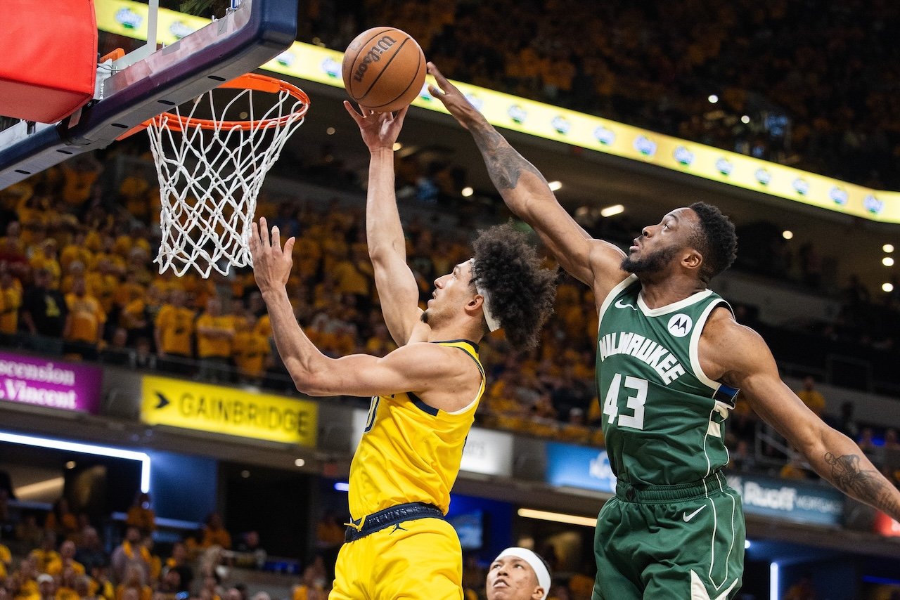 NBA: Playoffs-Milwaukee Bucks at Indiana Pacers